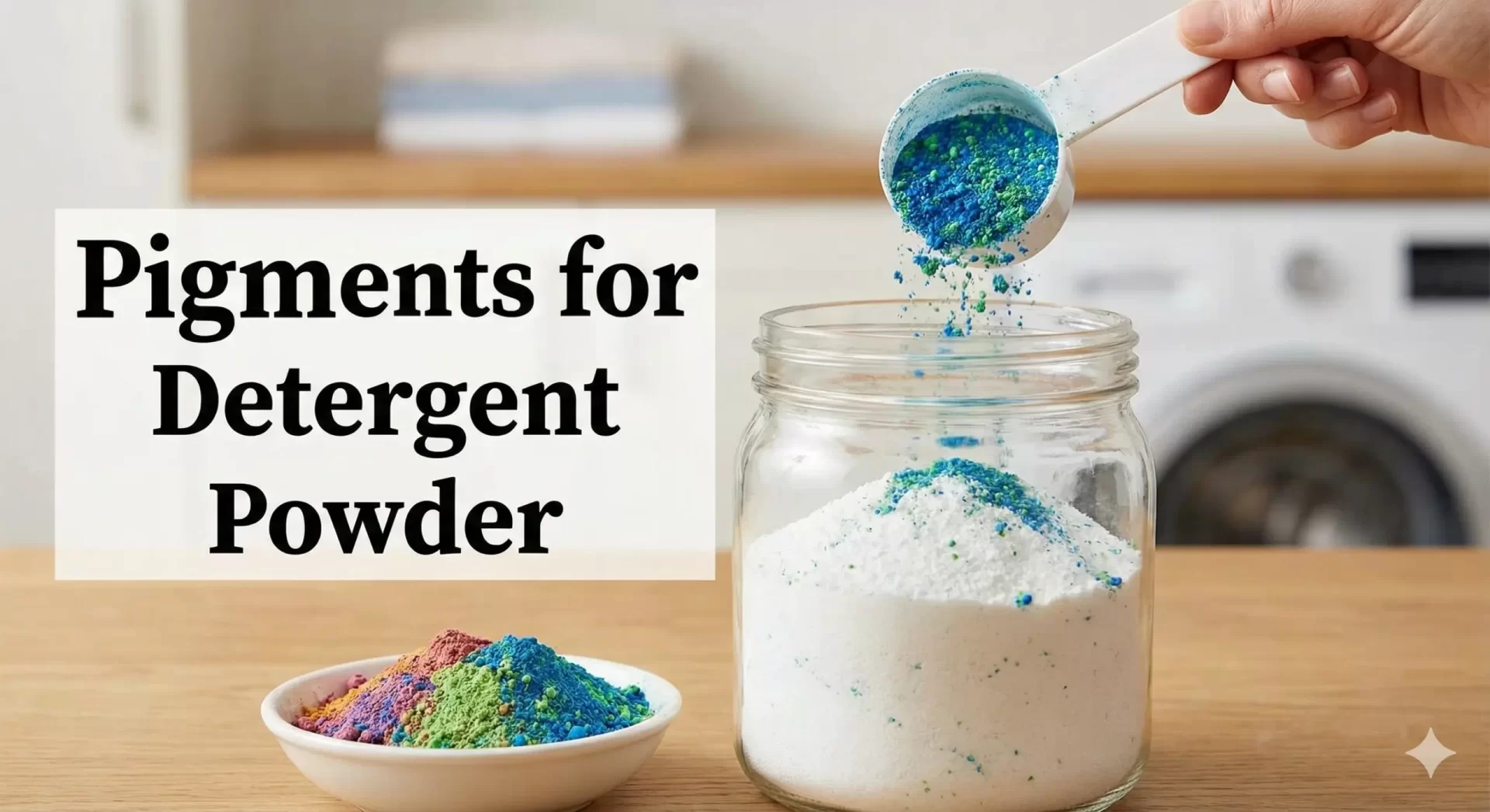 pigment for detergent powder