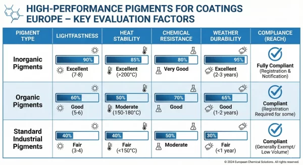 color pigment manufacturers Europe