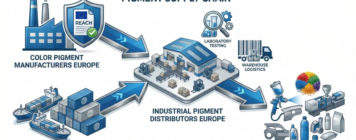 industrial pigment distributors Europe